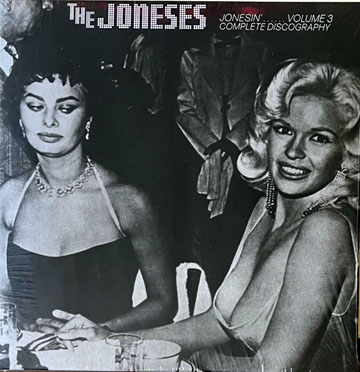 THE JONESES "Jonesin' Discography Vol #3" LP (PP) Black Vinyl